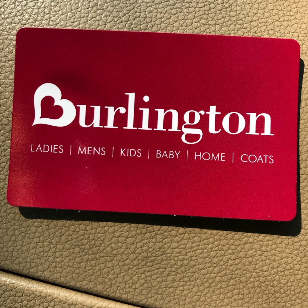 Burlington coat gift card